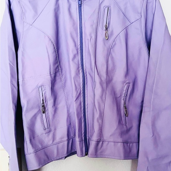 Synthetic leather jacket - Picture 2 of 2